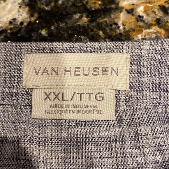 X womens Van Heusen solid gray 3/4 sleeve plus size top size XXL. Nice - Picture 3 of 4